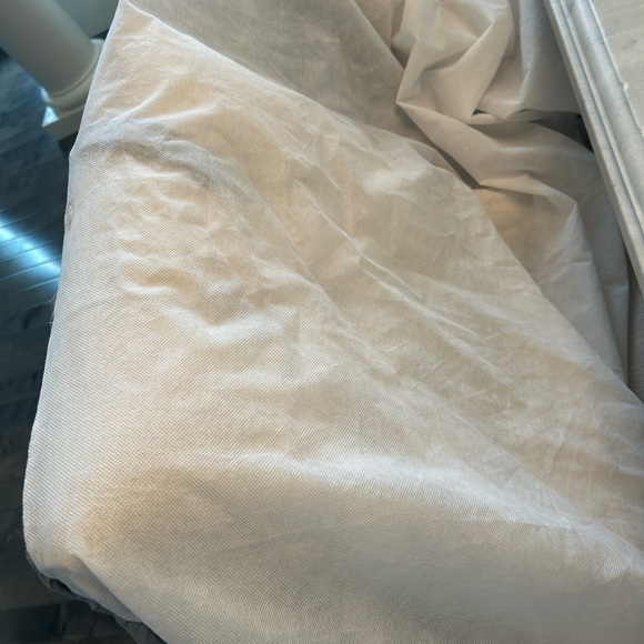 Dormify Gray Twin XL Bed Skirt for raised College Dorm Bed - Picture 5 of 6